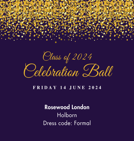 Economics Class of 2024 Celebration Ball - Tickets for Econ Dept BSc Students ONLY