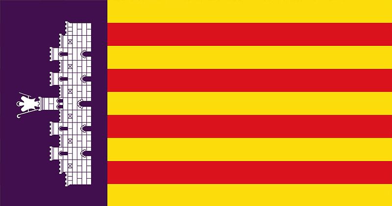 Balearic island flag