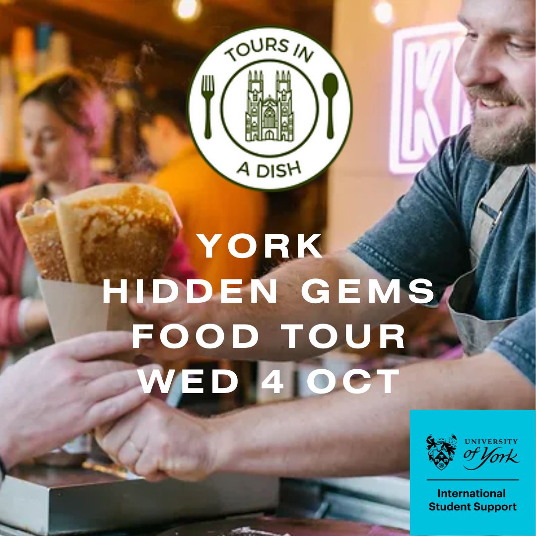 York Hidden Gems Food Tour Wed 4 Oct