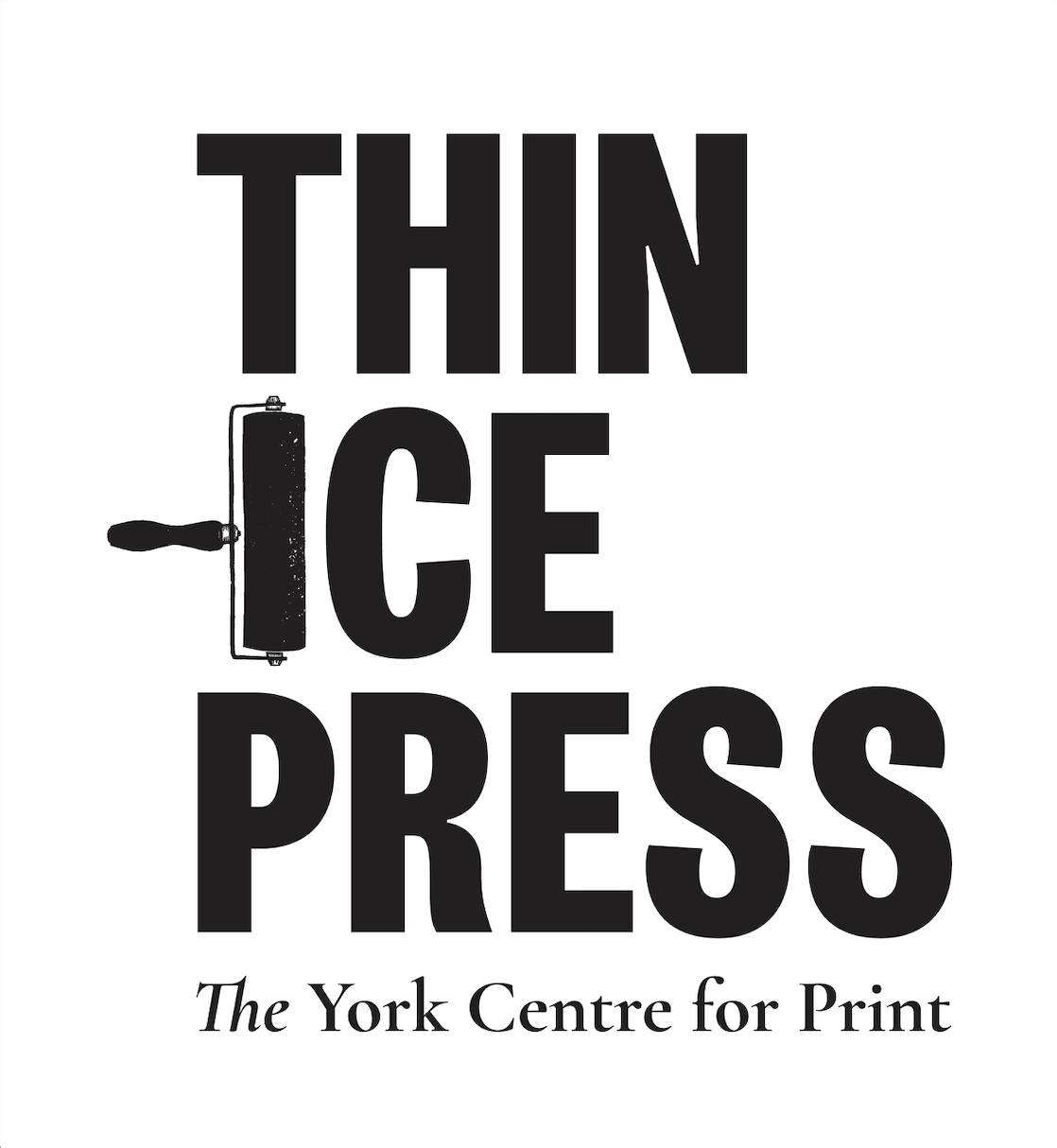 Thin Ice Press: the York Centre for Print logo.