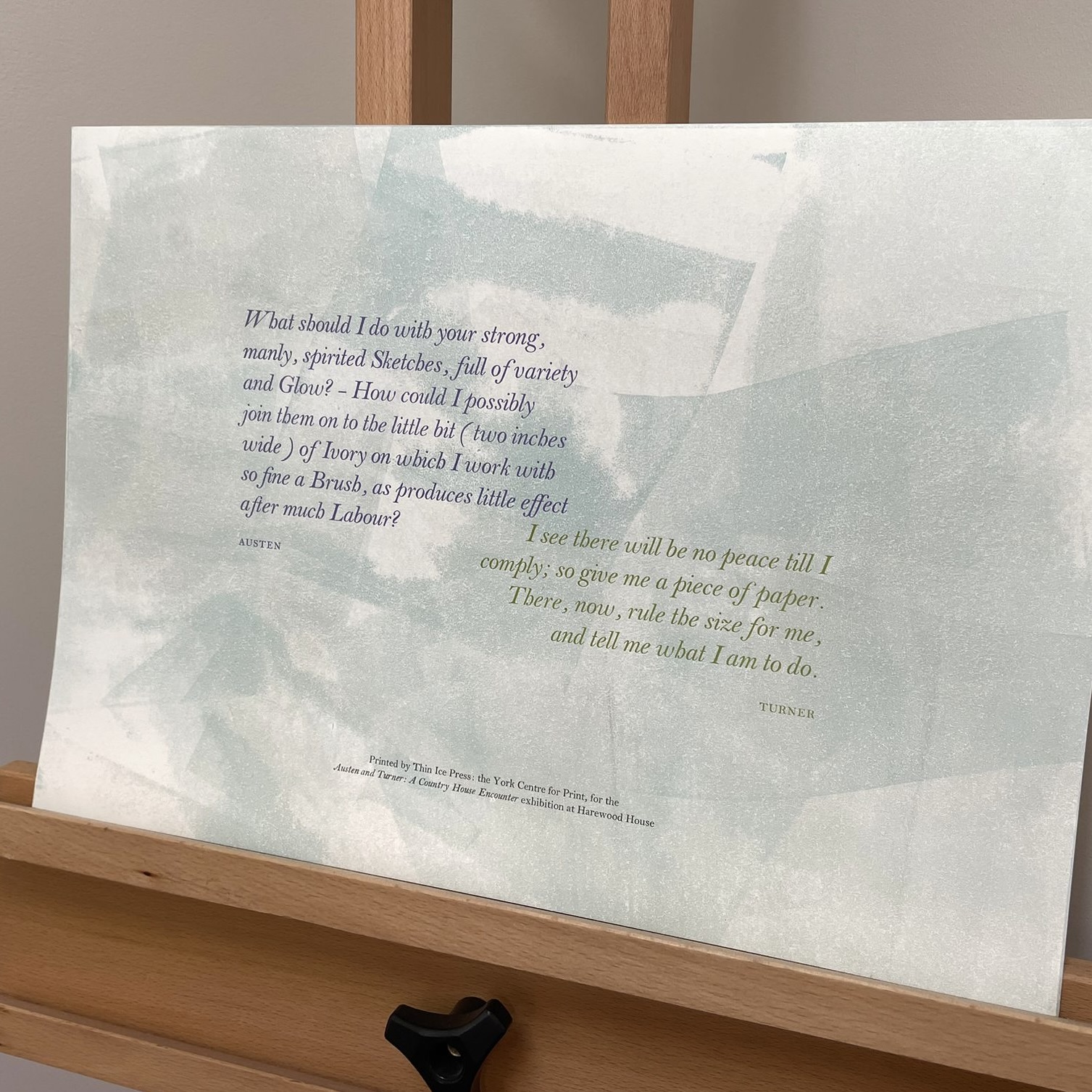 Austen & Turner: An Imagined Conversation - Capturing Beauty Poster