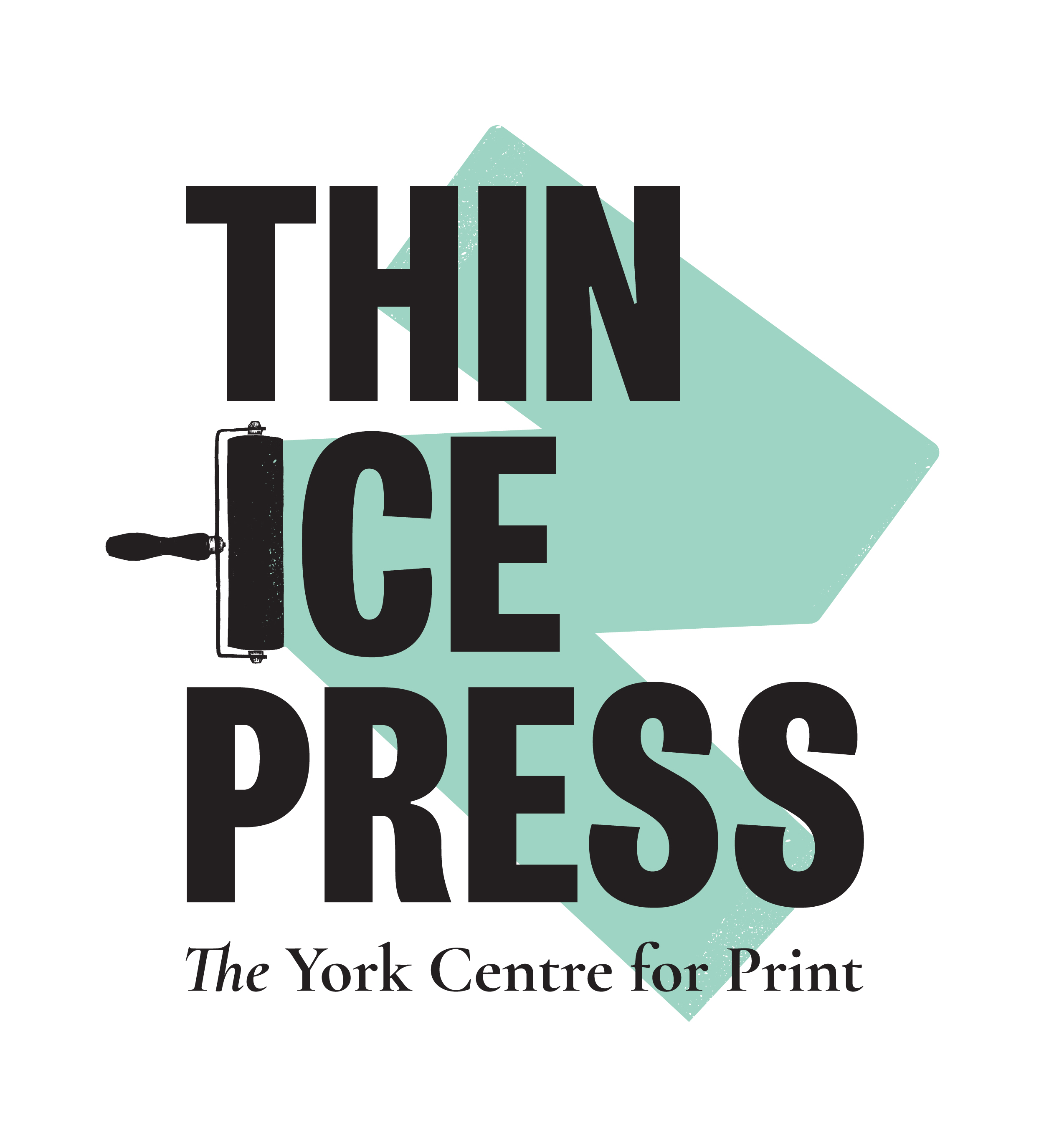Thin Ice Press: the York Centre for Print logo.