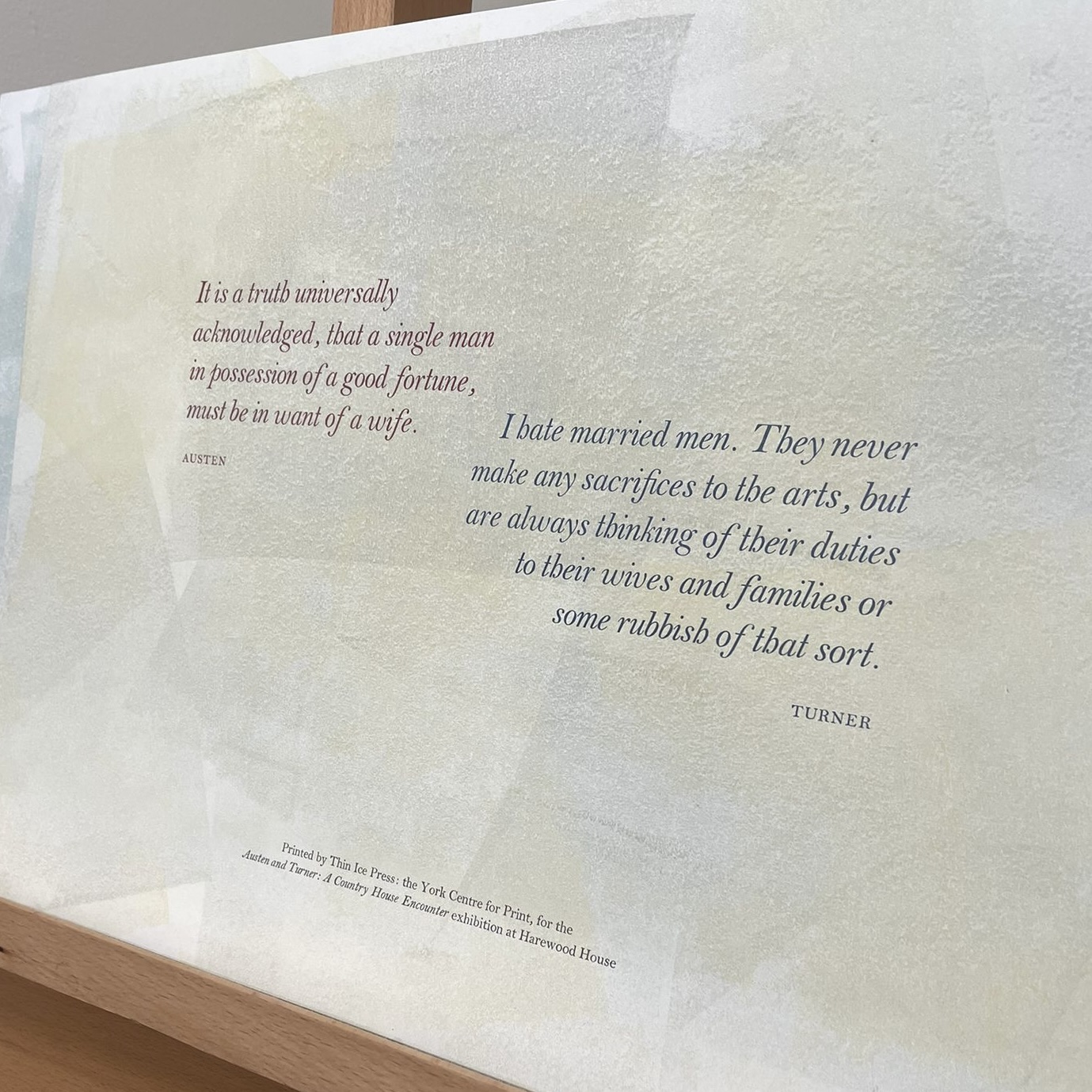Austen & Turner: An Imagined Conversation - Married Men Poster