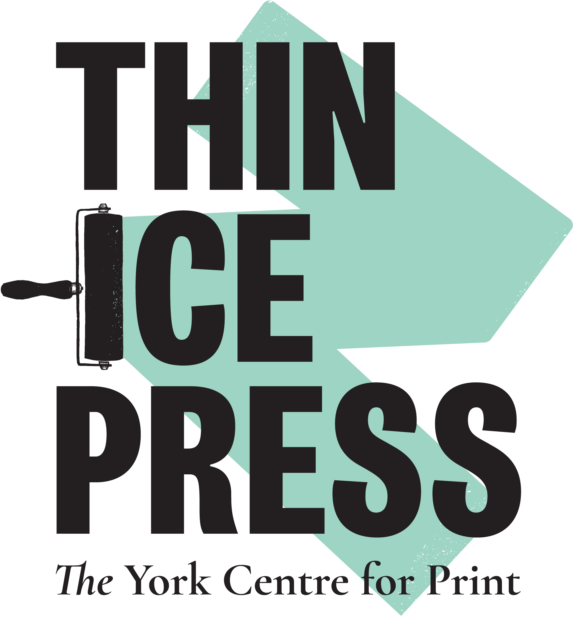 Thin Ice Press: the York Centre for Print logo.