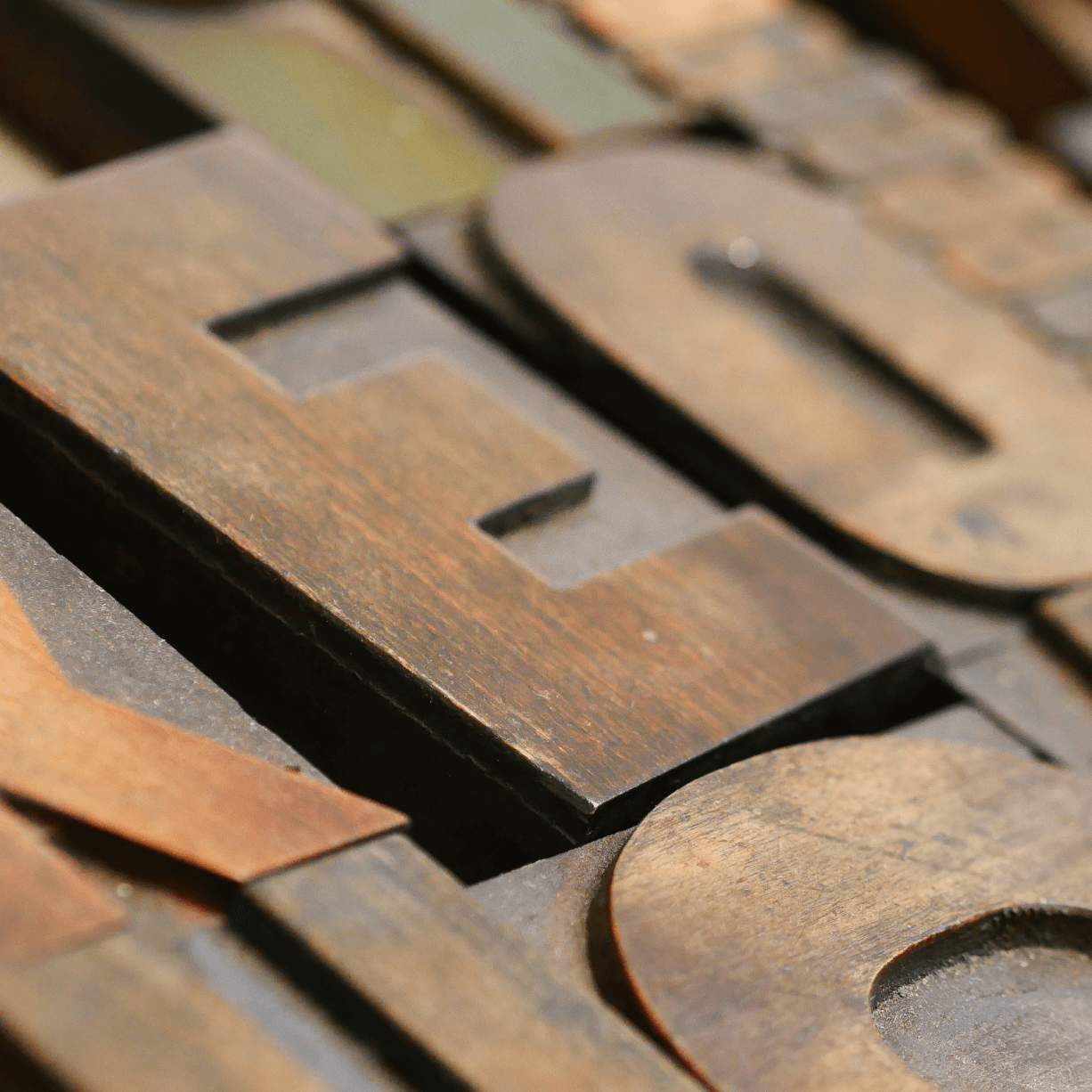 Wood type at Thin Ice Press: York Centre for Print.