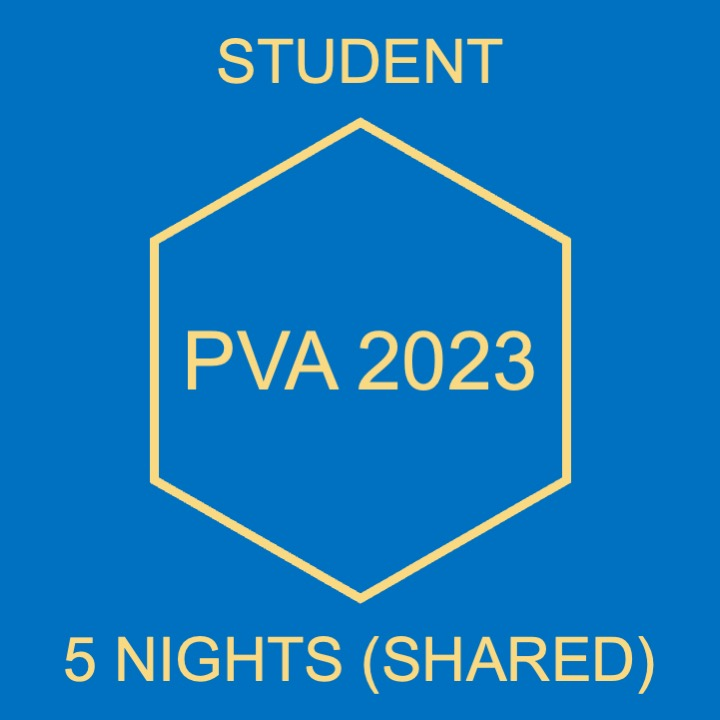 PVA 2023 5 nights shared (student)