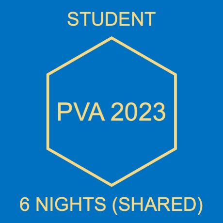 PVA 2023 6 nights, shared (student)