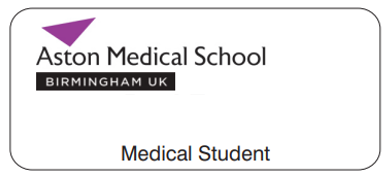 medical student badge